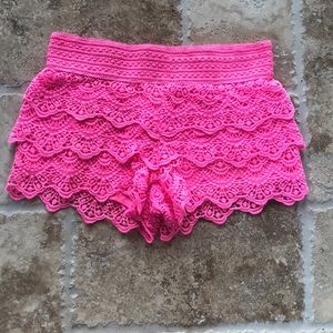 Jolt Lace Pink Shorts